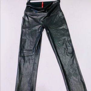 Brand new SPANX Faux Leather Leggings